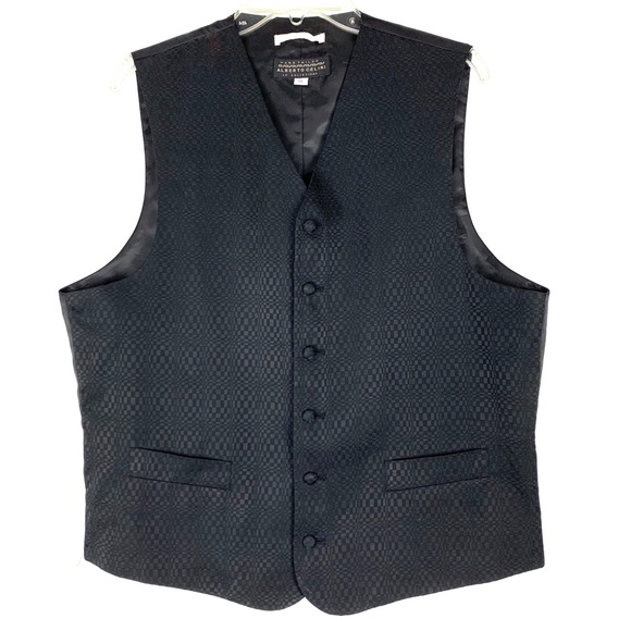 Celini Quilted Vest - White Pinstripe main image 1